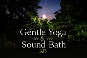 Gentle Yoga & Sound Bath, Eastleigh. Settle In, Slow Down, Soften.