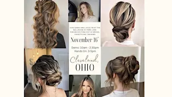Bridal Hairstyling Masterclass with Sarah and Jocelyn