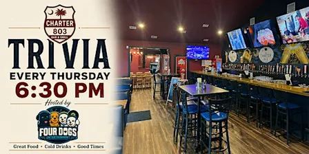 Trivia at Charter 803 - Hosted by Four Dogs Entertainment
