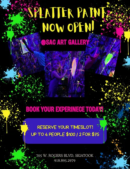 Splatter Paint Sessions!