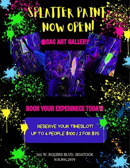 Splatter Paint Sessions!