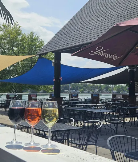 Fall Wine Tasting On Zukey Lake Tavern's Roof Deck