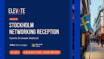 Stockholm Networking Reception with Microsoft