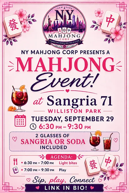 Mahjong @ Sangria 71, Williston Park