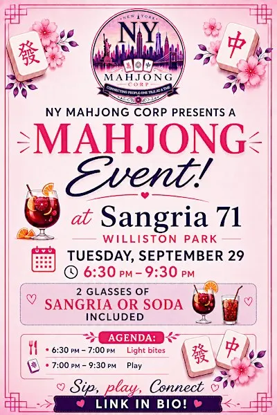 Mahjong @ Sangria 71, Williston Park