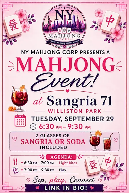 Mahjong @ Sangria 71, Williston Park