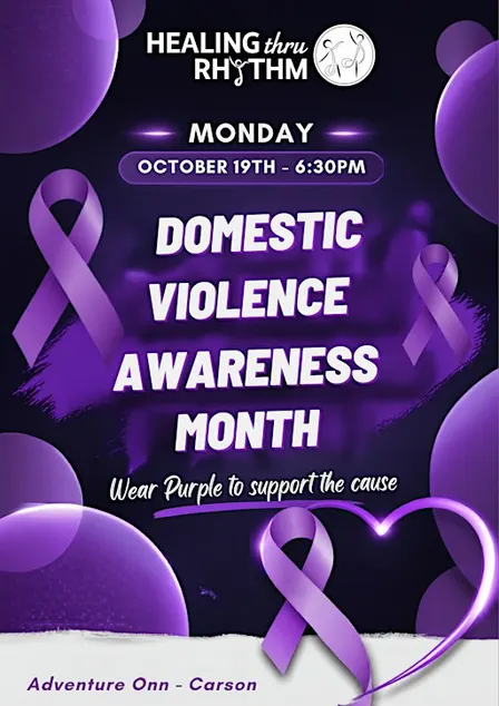 Dance Fitness for Domestic Violence Awareness w/Healing Thru Rhythm