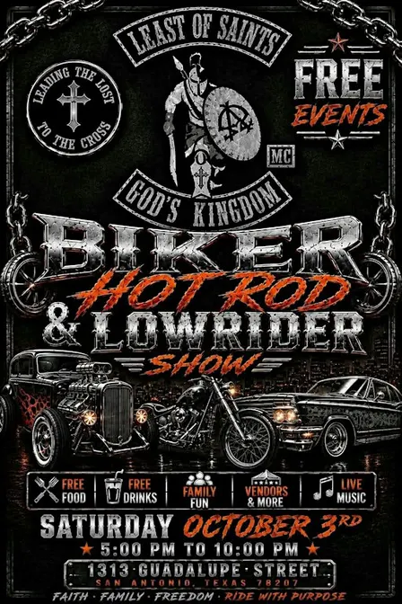 Least Of Saints MC - Biker Hot Rod & Low Rider Show