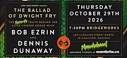An evening with BOB EZRIN & DENNIS DUNAWAY