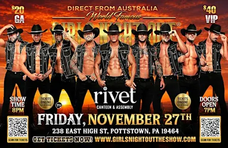 Girls Night Out the Show ''Magic Mike Experience" in Pottstown,PA!