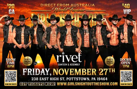 Girls Night Out the Show ''Magic Mike Experience" in Pottstown,PA!