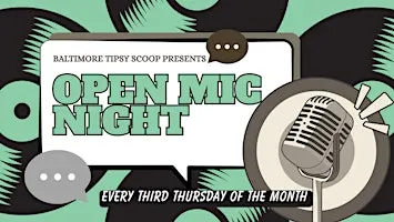 OPEN MIC NIGHT @ TIPSY SCOOP