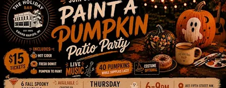 Paint a Pumpkin Patio Party
