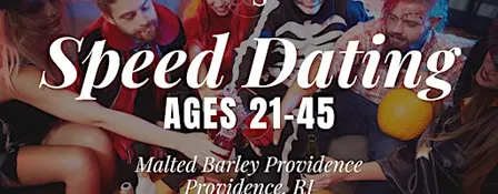 Halloween Night Speed Dating Ages 21-45 in Providence, RI at Malted Barley
