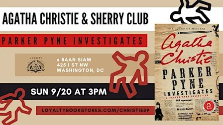 Agatha Christie + Sherry Club Chats Parker Pyne Investigates
