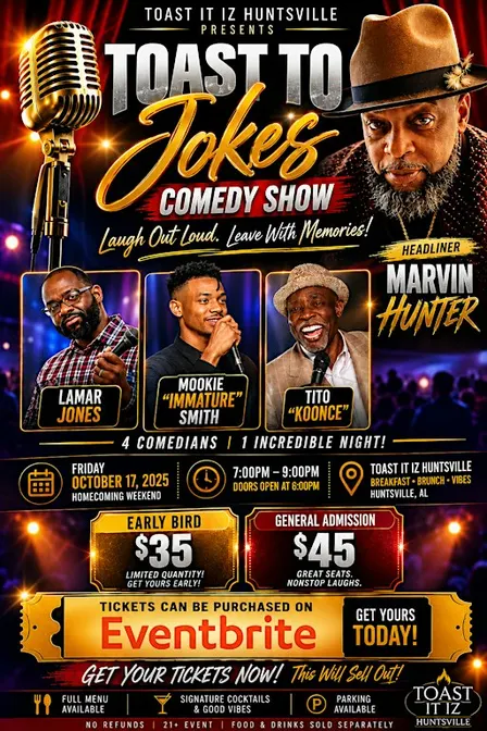 Toast to Jokes Comedy Show