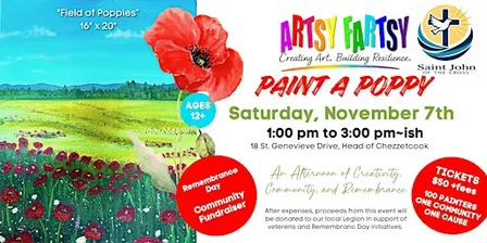 Paint a Poppy: A Remembrance Day Community Fundraiser