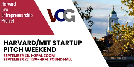 Fall 2026 Harvard/MIT Startup Pitch Weekend