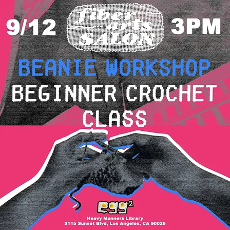 Beanie Workshop: Beginner Crochet Class (10/25)