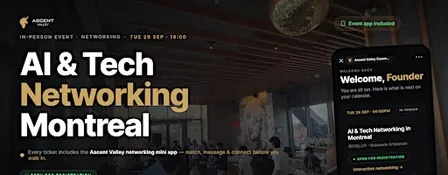 AI & Tech Networking Event in Montreal by Ascent Valley