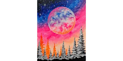 Moonlight Majesty - Paint and Sip in Sacramento | Classpop!™
