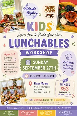 Kids Build-Your-Own Lunchables Workshop | Gouda Giggles x Tiger Mama