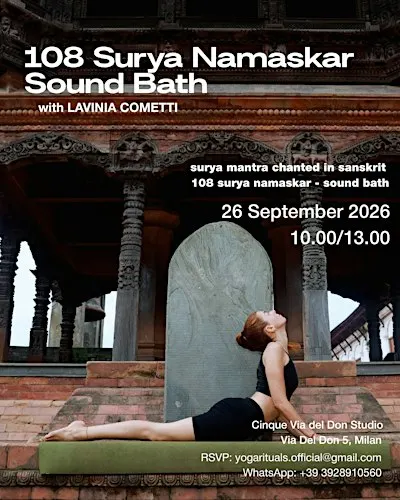 108 Surya Namaskar & Sound Bath