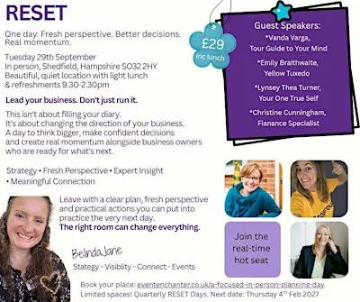 RESET: The 90-Day Strategy & Momentum Day