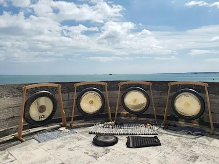 Gongbath at Southsea Castle