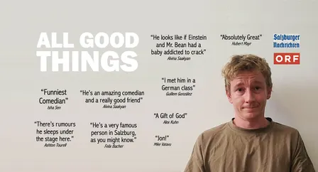 JON PARNELL All Good Things | English Sketch Comedy @ Smaragd, Linz