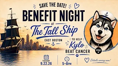 Help Kylo Beat Cancer at The Tall Ships East Boston