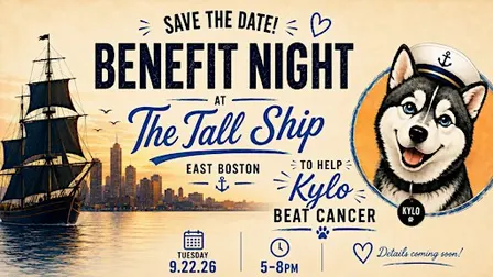 Help Kylo Beat Cancer at The Tall Ships East Boston