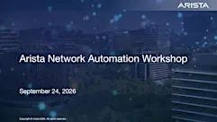Arista Network Automation Workshop (Tulsa)