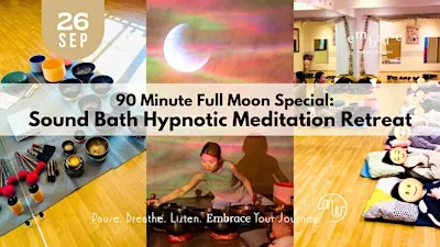 90-Min Hypnotic Sound Healing Retreat - Sound Bath & Guided Meditation (B)