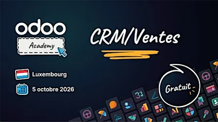 Odoo Academy CRM & Ventes - Luxembourg
