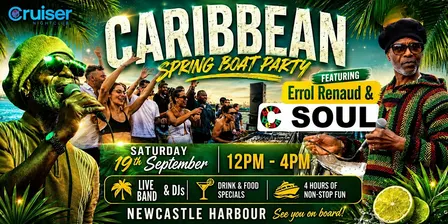Caribbean Beach Boat Party | LIVE 5-Piece Caribbean Soul Band | Newcastle