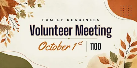 October Volunteer Meeting