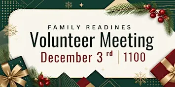 December Volunteer Meeting