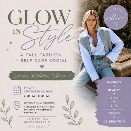 Glow In Style- A Fall Fashion & Self Care Social