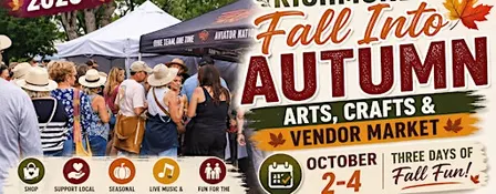 2026 Richmond Fall Into Autumn Arts, Crafts & Vendor Market