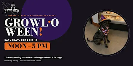 GROWL-O-WEEN 2026. Trick-or-treating for your DOG!