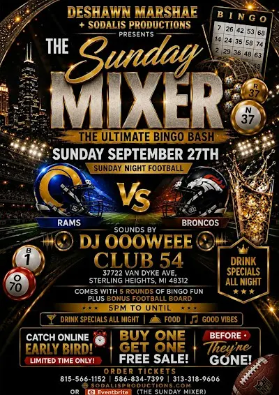 Sunday Night Mixer (The Ultimate Bingo Bash)