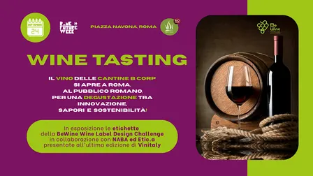 Be Wine, Roma2026 Degustazione di vini B Corp
