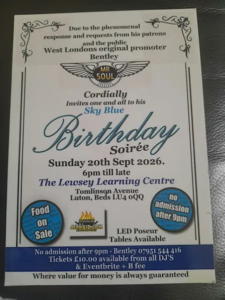 Bentley(Mr Soul) Sky Blue Birthday Soiree