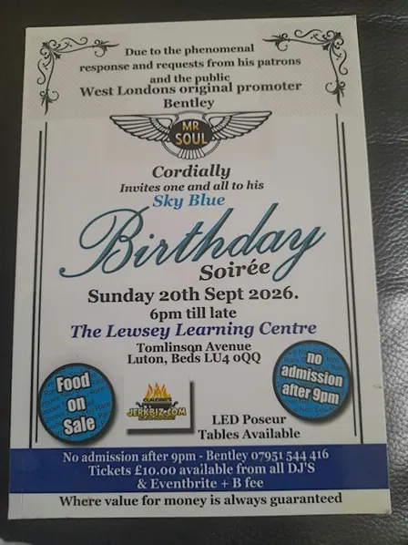 Bentley(Mr Soul) Sky Blue Birthday Soiree