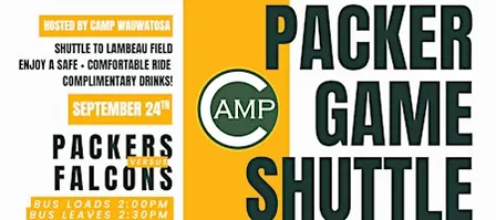 CAMP BAR SHUTTLE | PACKERS VS FALCONS | 9.24