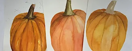 Watercolors for Beginners: Pumpkin