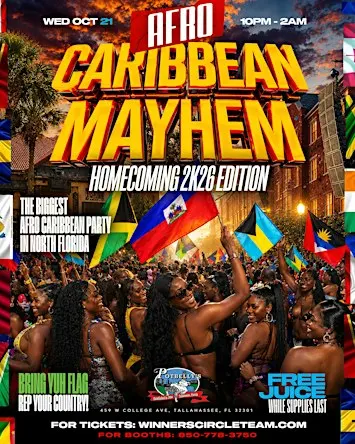 AFRO-CARRIBEAN MAYHEM | HOMECOMING EDITION
