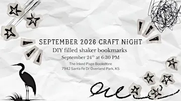 Sept 2026 Craft Night @ The Inked Page