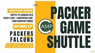 CAMP CEDARBURG SHUTTLE | PACKERS VS FALCONS | 9.24